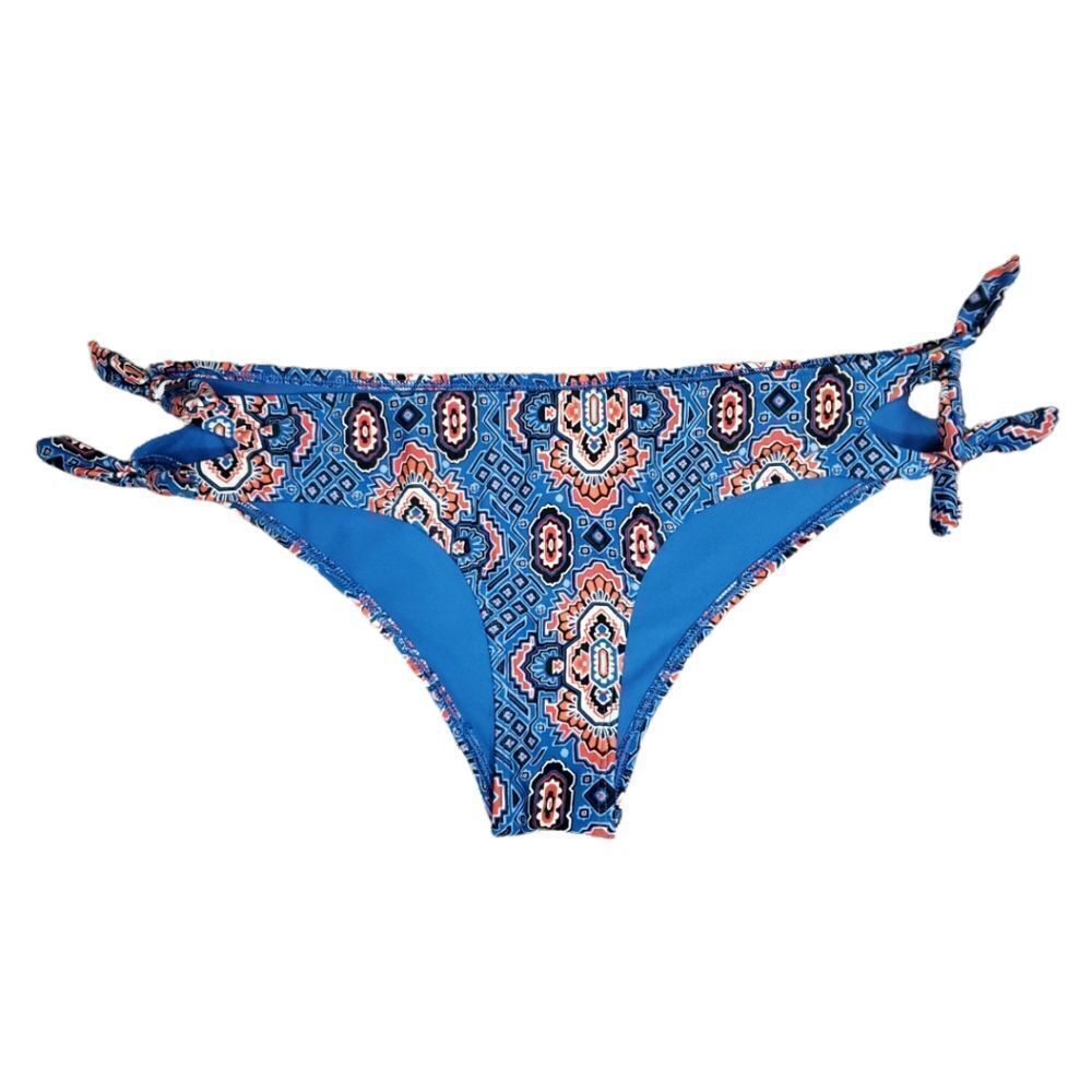 HOLLISTER Blu Paisley Bikini Bttm Sz S